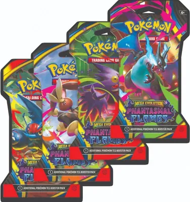 Produktbild von Pokémon Mega Evolution Phantasmal Flames Sleeved Booster English