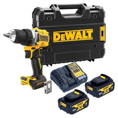 Produktbild von DeWalt DCD 800 M2T Akku Bohrschrauber 18 V 90 Nm Brushless + 2x Akku 4,0 Ah + Ladegerät + TSTAK
