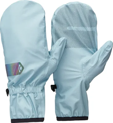 UL Overmitts von Black Diamond; leichte Handschuhe in hellblau mit Netzoberfläche und elastischem Bündchen.