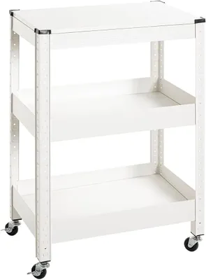 Produktbild von Servierwagen, weiß, Metall - Maße: B 50 x H 75 x T 32 cm, Style: Modern