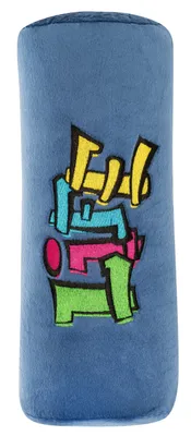 Image de KidsExperts Oreiller Graffiti env. 23 x 10 cm bleu, 26188