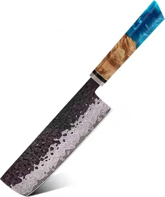 Produktbild von Damast Küchenmesser Airi Nakiri - Hochwertiges Kochmesser für Profis KP37542