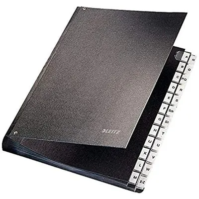 Obrázok produktu pre Leitz organizačný priečinok 58250195, formát A-Z, počet priečinkov 24, čierna farba