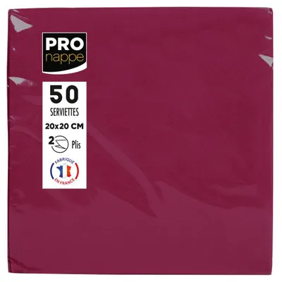 Produktbild von PRONAPPE SV622007I, Burgund, Papier, Einfarbig, 200 mm, 200 mm, 70 g