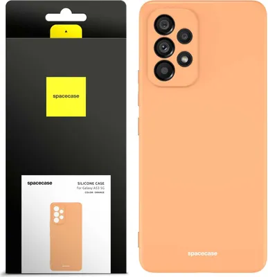 Immagine prodotto di Custodia in silicone SPACECASE Custodia in silicone per Galaxy A53 5G Arancione