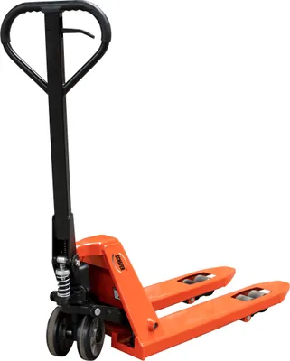 Produktbild von Schefer Gabelhubwagen Premium für schmale Sonderpaletten Tragfähigkeit 2500kg