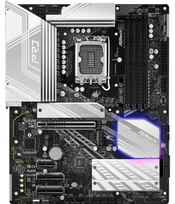Zdjęcie produktu dla Asrock Z890 Pro RS, Intel, LGA 1851 (Socket V1), Intel Core Ultra (Series 2), LGA 1851, DDR5-SDRAM, 256 GB