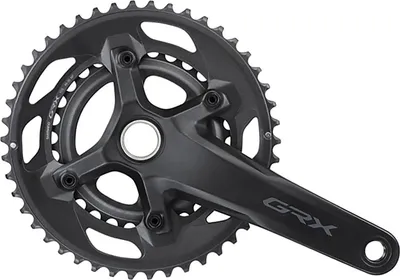 Produktbild von SHIMANO Kurbelgarnitur GRX 600 30/46 172,5mm FC-RX600 mit 2-Piece-Achse10-für o.Lagersch (1 Set)