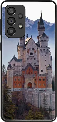 Produktbild von König Design Hülle kompatibel mit Samsung Galaxy A33 5G Kunststoff Soft Handyhülle - Handy Case Schloß Neuschwannstein