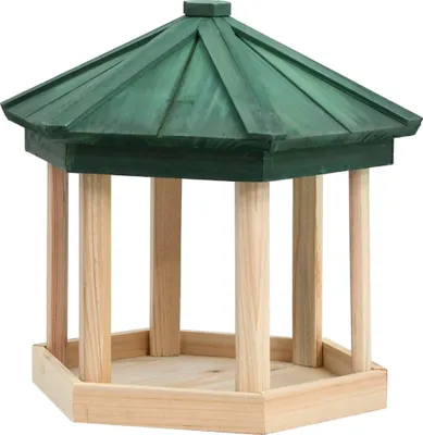Produktbild von Vogelfutterhaus Achteck Tanne Massivholz 33x30 cm
