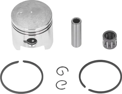 Productafbeelding van Set van 40 mm zuigerpenringen, gemaakt van staallegering, voor betrouwbare prestaties in 2-takt scooters, mopetten en dirt bikes met een cilinderinhoud van 49cc of 50cc