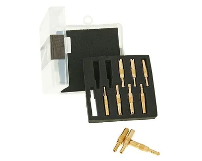 Image de Naraku jeu de gicleurs secondaires pour carburateur KEIHIN PWK / CVK 35-58 - 10 pièces