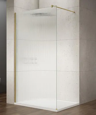Produktbild von Gelco VARIO GOLD MATT Walk-In Duschwand, Nordic Glas, 900 mm