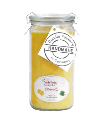 Produktbild von Candle Factory Mini Jumbo, Rund, Gelb, Citronella, 70 h, 1 Stück(e)
