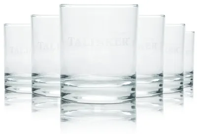 Produktbild von 6x Talisker Whisky Glas 0,25l Tumbler Becher Gläser Scottish Single Malt Whiskey