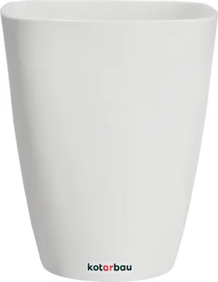 Obrázok produktu pre KOTARBAU® Kvetináč na kvety a rastliny 132x132x165 mm biely