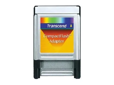 Produktbild von Transcend CompactFlash Adapter, CF, Silber, CompactFlash (Type I), CE/FCC/BSMI/RCM, 54 mm, 5 mm
