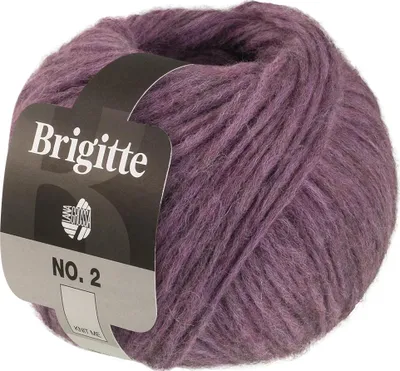 Produktbild von Lana Grossa BRIGITTE NO. 2 50 g hochwertige Mischung aus Schurwolle, Baumwolle und Alpaka 140 m Farbe 079 - Mauve