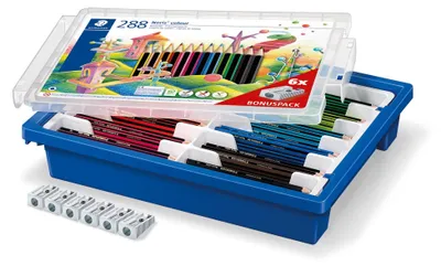 Produktbild von Farbstift Noris colour Gratnell Tray mit 288 Farbstiften in 12 Farben