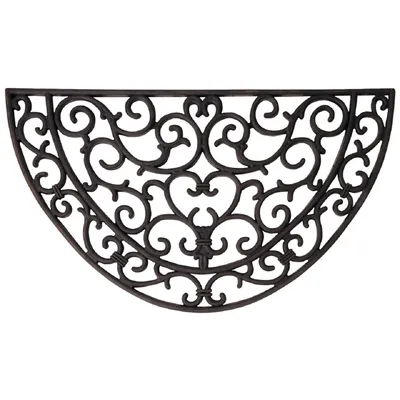 Produktbild von Esschert Design Türmatte Gummi halbrund 68x40cm; RB04