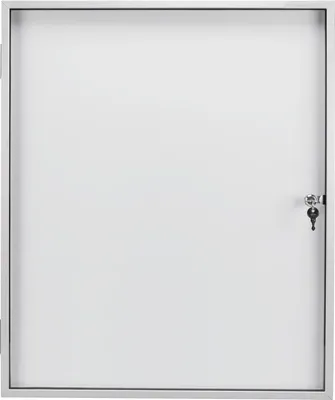 Zdjęcie produktu dla magnetoplan magnetoplan® gablota SP wewnętrzna 61 x 73 x 4 cm (szer. x wys. x gł.) 4 x DIN A4 z zamkiem aluminium anodowane aluminium