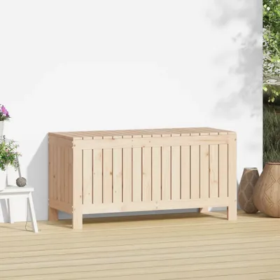 Produktbild von The Living Store Gartentruhe 108x42,5x54 cm Massivholz Kiefer