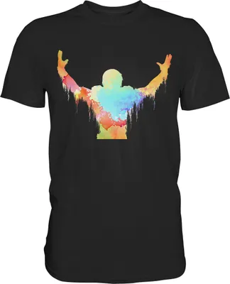 Produktbild von American Football T-Shirt – Black / 4XL