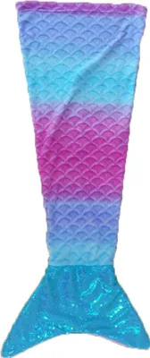 Produktbild von Softan Meerjungfrauen-Decke für Kinder, warme, flauschige Flanell-Fleecedecke, Ganzjahresdecke, Mädchen, 43 × 99 cm