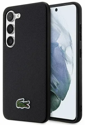 Zdjęcie produktu dla Etui Lacoste Iconic Petit Pique do Samsung Galaxy S23 czarny