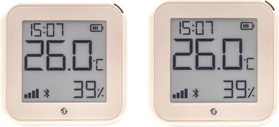 Immagine prodotto di SHELLY Sensore di temperatura e umidità WLAN Plus H&T Gen. 3, BT, Avorio, 2 pezzi