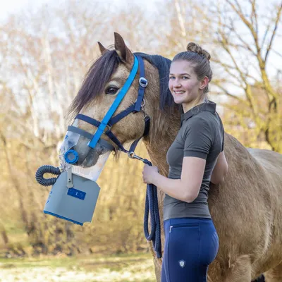 Produktbild von Hippomed Inhalationsmaske für AirOne Flex Pferdeinhalator Warmblut