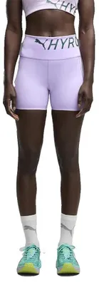Image de Puma X Hyrox Pwrmode, leggings courts, couleur lilas, taille M, pour femme