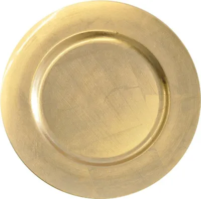 Produktbild von Edles Deko-Tischset 33 cm in Gold glänzend