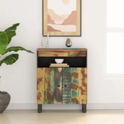 Produktbild von vidaXL Sideboard mit 2 Türen 60x33x75 cm Altholz Massiv