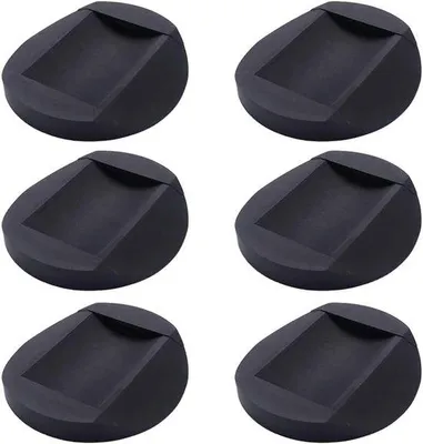 Produktbild von Famanu Antirutsch Möbeluntersetzer Set von 6 Stück - Schwarz