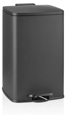 Produktbild von hjh OFFICE Mülleimer 50 Liter Clean Step 3 Abfalleimer Mülltrenner rechteckig für Küche, Büro mit Step-On 60.0 x 45.0 x 38.0 cm