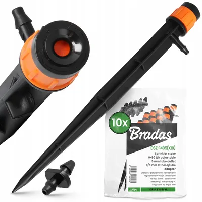 Produktbild von 10x Erdspieß-Bewässerungssprüher DSZ-1405, 0-80 L/h, einstellbar