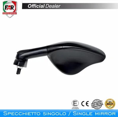 Zdjęcie produktu dla Zatwierdzone przez FAR lusterko owiewki prawe 7298 czarne do Honda CBR 600 RR