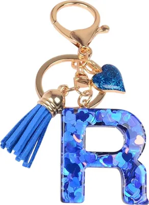 Produktbild von Schlüsselanhänger Alphabet R - Dunkelblau KP37878