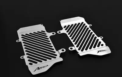 Immagine prodotto di Copriradiatore ZIEGER compatibile con Honda CRF 1100 L Africa Twin Adventure Sport Logo argento