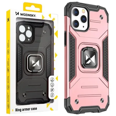 Obrázok produktu pre Armorovaný kryt pre iPhone 14 Pro s magnetickým držiakom Ring Armor zlatý