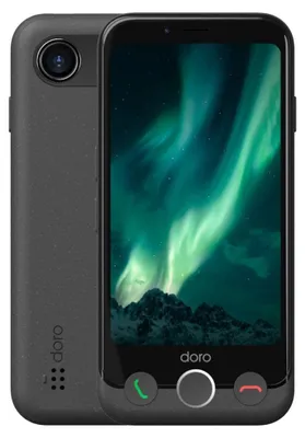 Produktbild von Doro Aurora A10, 11,4 cm (4.5"), 4 GB, 64 GB, 13 MP, Android 14, Graphit