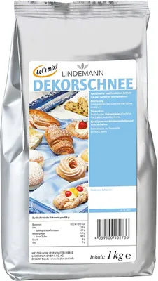 Produktbild von Let's mix! Dekorschnee 1 Kg Beutel Backen Zauber Puderzucker