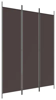 Zdjęcie produktu dla Parawan 3-panelowy, brązowy, 150x200 cm, tkanina