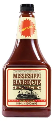 Zdjęcie produktu dla Mississippi Barbecue Sauce Sweetn Spicy pikantny smak 1814g