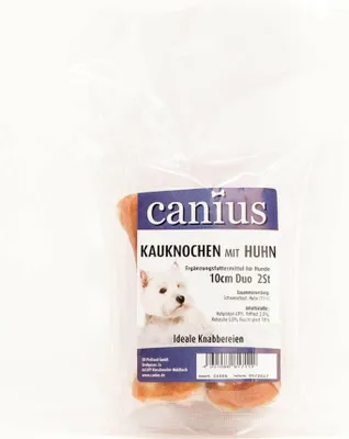 Produktbild von Canius Kauknochen 10cm 4 Stück | Huhn