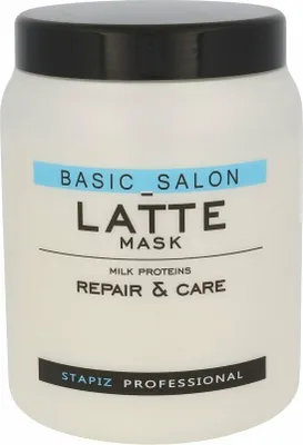 Zdjęcie produktu dla Stapiz Basic Salon Maska do włosów Latte, 1000 ml