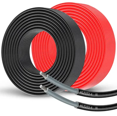 Productafbeelding van Solar Kabel H1Z2Z2-K 6mm², eenadrig, 100m, zwart