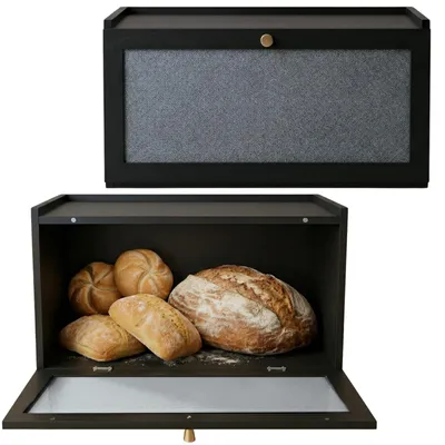Produktbild von Bambus Brotkasten VITRINE, 25 x 40 x 21,5 cm