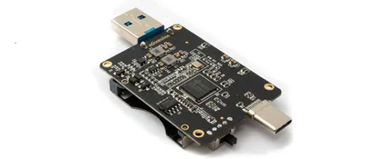 Produktbild von CFexpress Adapter Buchse zu USB 3.1 Stecker & 3.0 Stecker mit Schalter Kabel